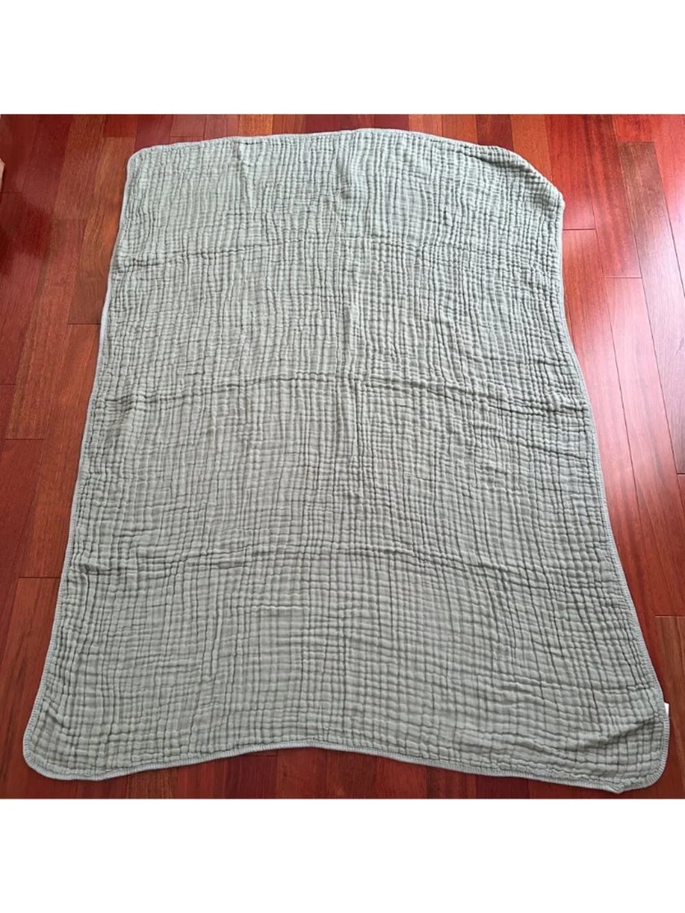 The Fleece Company Green Muslin Cotton Blanket 53